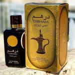 Original Dirham Gold Perfume 100ml bottle — imported Arabian fragrance in Pakistan