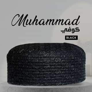 Muhammad Kufi Cap Black