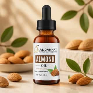 Almond oil in Pakistan (Rogan Badam) for skin and hair by Al Jannat