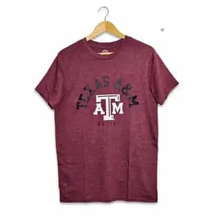 Maroon printed t shirt for men – AJ Apparel