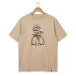 Beige oversized t shirt for men – AJ Apparel