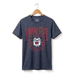 Navy varsity t shirt for men – AJ Apparel
