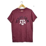 Maroon printed t shirt for men – AJ Apparel