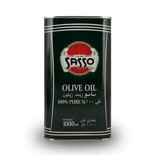 Extra Virgin Sasso Olive Oil 100% Pure & Natural - Imported for exquisite cooking. Ideal for a balanced diet. Order a 1000ml bottle at just Price Rs. 6500.