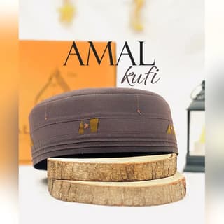Amal Kufi Cap (Dark Brown)