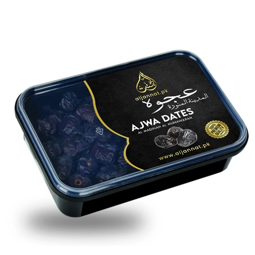 Buy Premium Quality Ajwa Dates (Madina Imported) 450g at Lowest Price - Online in Pakistan & Pay at Your Doorstep anywhere in Pakistan.