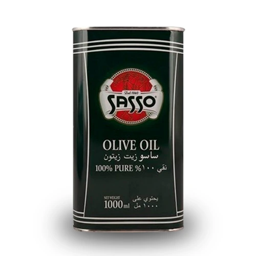 Extra Virgin Sasso Olive Oil 100% Pure & Natural - Imported for exquisite cooking. Ideal for a balanced diet. Order a 1000ml bottle at just Price Rs. 6500.