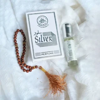 Salood Silver Attar 6ml With Free Tasbeeh
