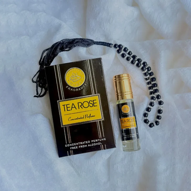 Tea Rose Attar 6ml With Free Tasbeeh
