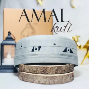 Dua Kufi Cap (Light Grey)