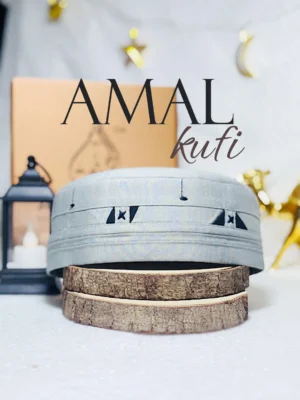 Dua Kufi Cap (Light Grey)