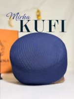 Mirha Kufi Cap (Navy Blue)
