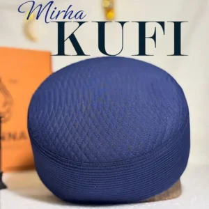 Mirha Kufi Cap (Navy Blue)