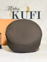 Mirha Kufi Cap (Dark Brown)