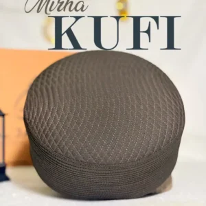 Mirha Kufi Cap (Dark Brown)