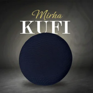 Mirha Kufi Cap (Navy Blue)