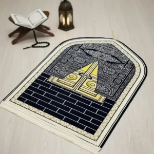 Premium 3D Prayer Mat – Janamaz ( باب الكعبة )