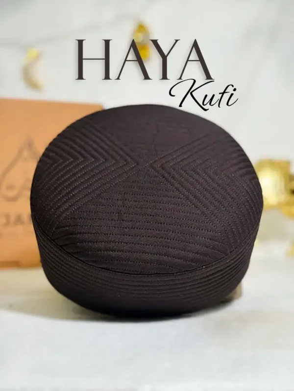 Premium Quality Haya Kufi Cap (Brown)