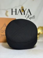 Premium Quality Haya Kufi Cap (Black)