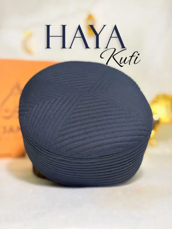 Premium Quality Haya Kufi Cap (Blue)