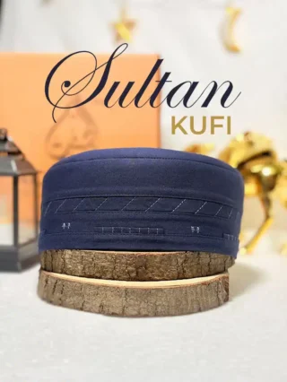 Sultan Premium Kufi Cap (Blue)