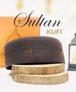 Sultan Premium Kufi Cap (Brown)