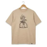 Beige oversized t shirt for men – AJ Apparel