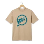Sand beige oversized t shirt for men – AJ Apparel