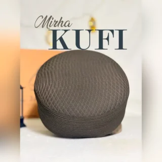 Mirha Kufi Cap (Dark Brown)